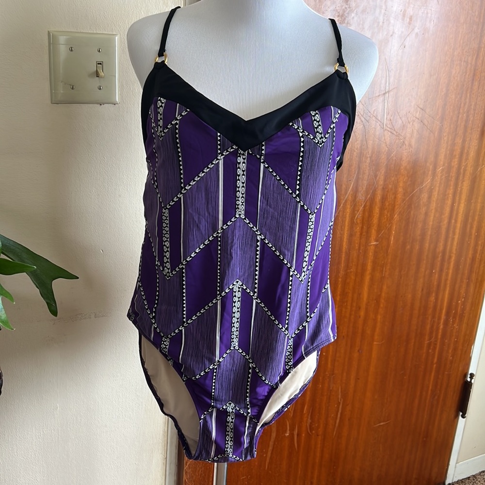 No Tag Worn Once Mara Hoffman Print Swimsuit Large
